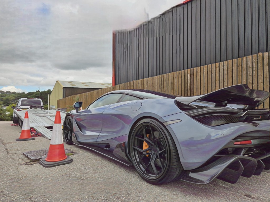 McLaren sports car — professional recovery and transport