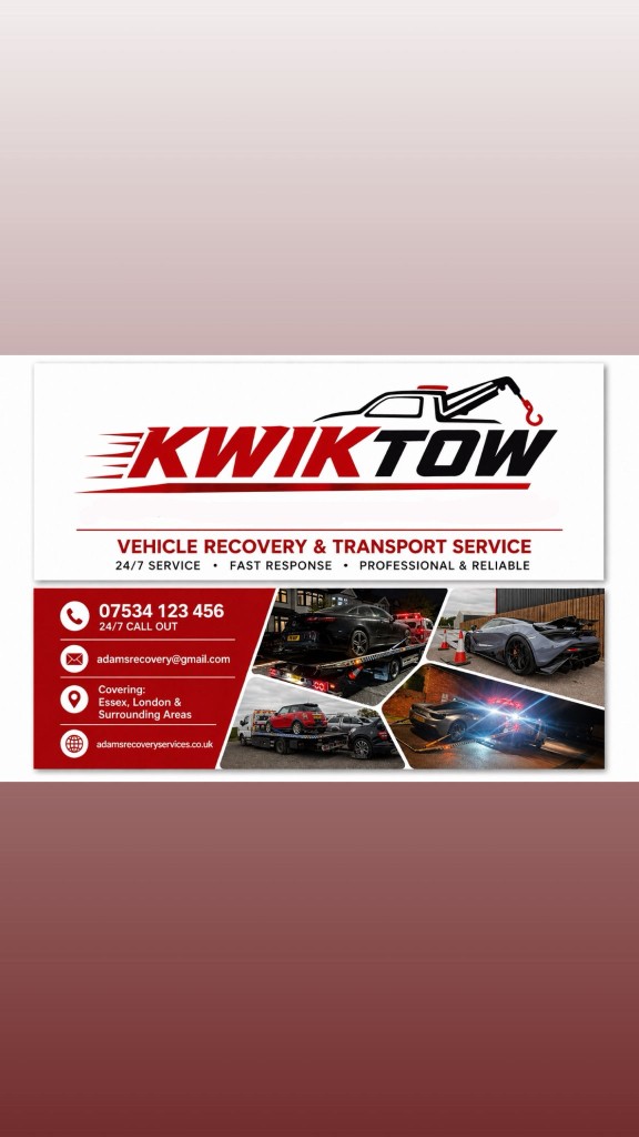 KWIK TOW recovery vehicles and transport